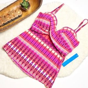 *Christina Swim | NWT Printed Tankini Size 8
